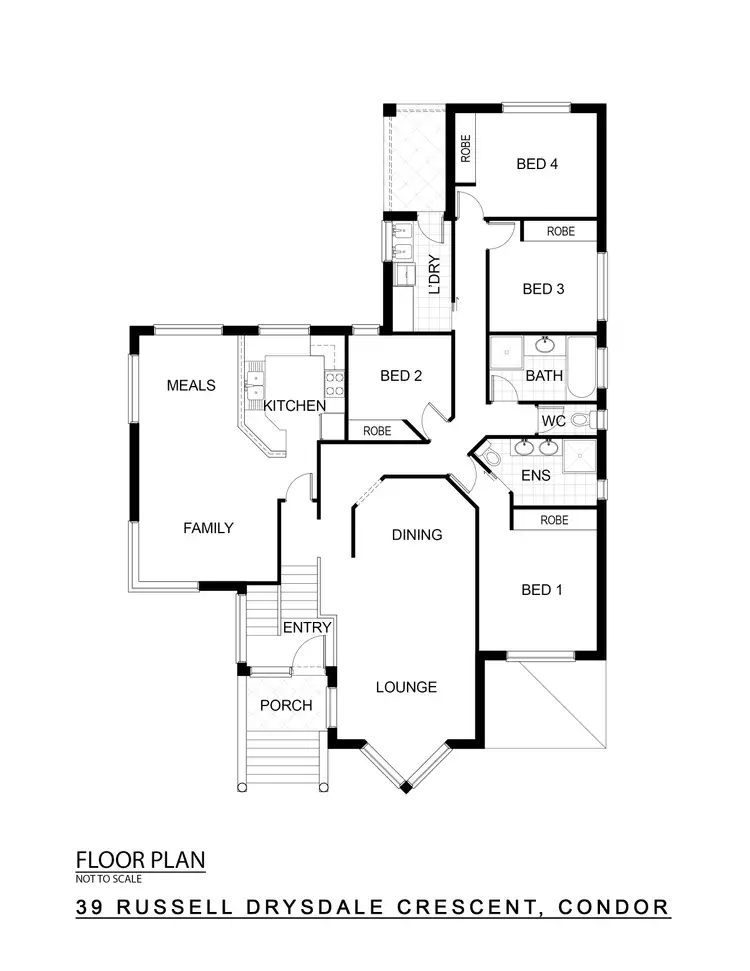 Floorplan of Homely house listing, 39 Russell Drysdale Crescent, Conder ACT 2906