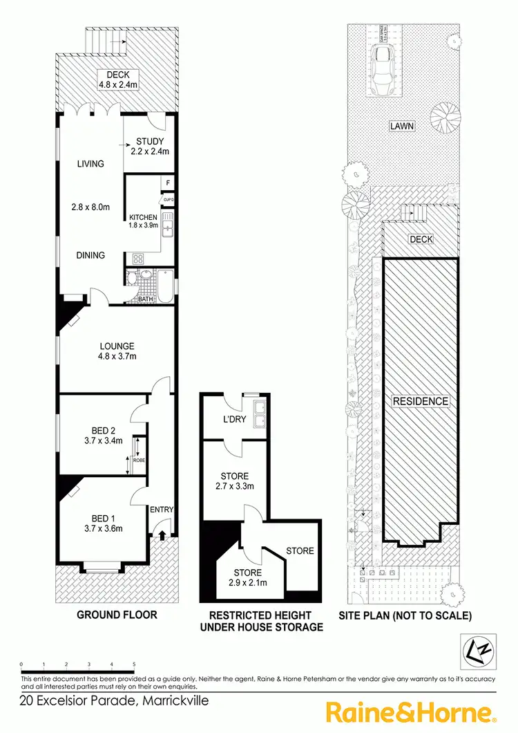 Floorplan of Homely house listing, 20 Excelsior Parade, Marrickville NSW 2204