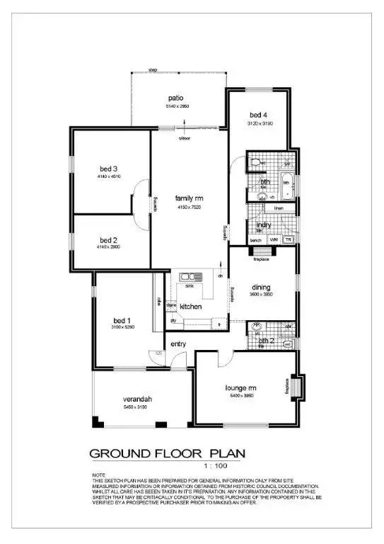 Floorplan of Homely house listing, 133 Tenth Avenue, Inglewood WA 6052