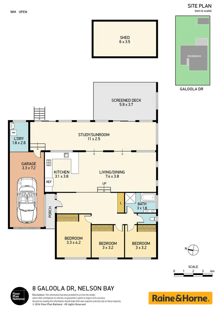 Floorplan of Homely house listing, 8 Galoola Drive, Nelson Bay NSW 2315