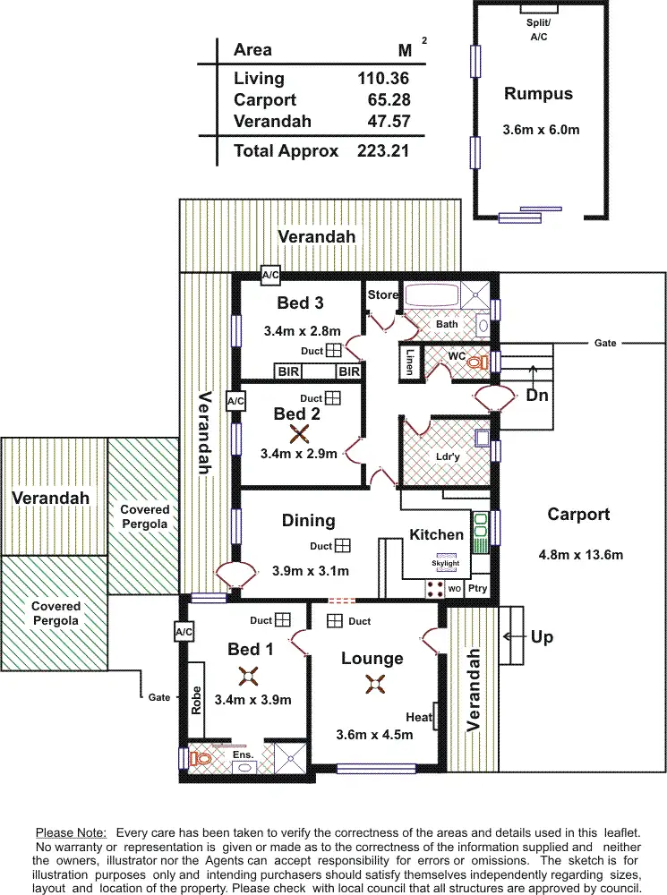 Floorplan of Homely house listing, 42 Fuller Crescent, Elizabeth East SA 5112