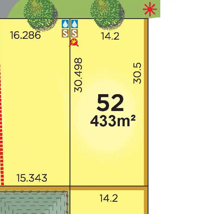 Floorplan of Homely land listing, LOT 52 Bradley Street, Southern River WA 6110
