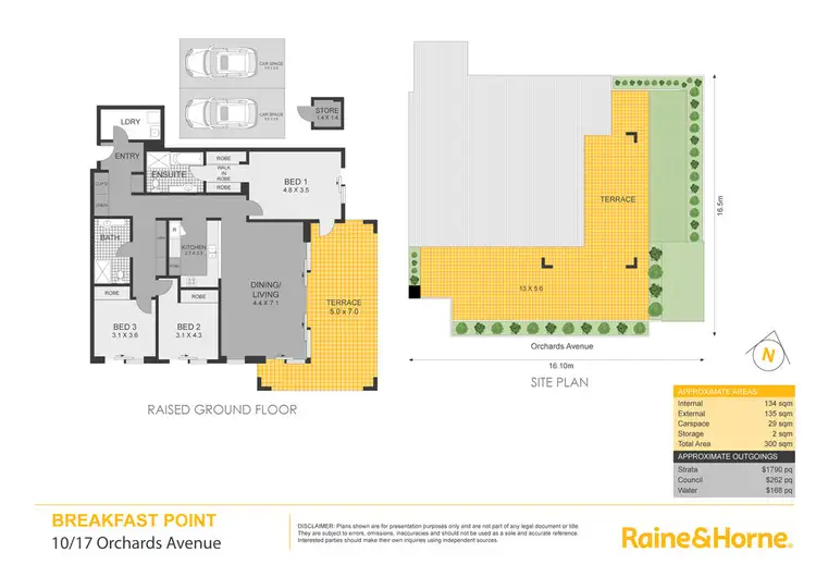 Floorplan of Homely apartment listing, 10/17 Orchards Avenue, Breakfast Point NSW 2137