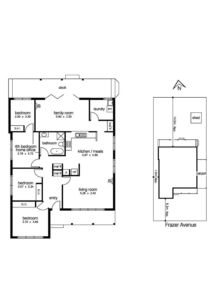 Floorplan of Homely house listing, 20 Frazer Avenue, Altona VIC 3018