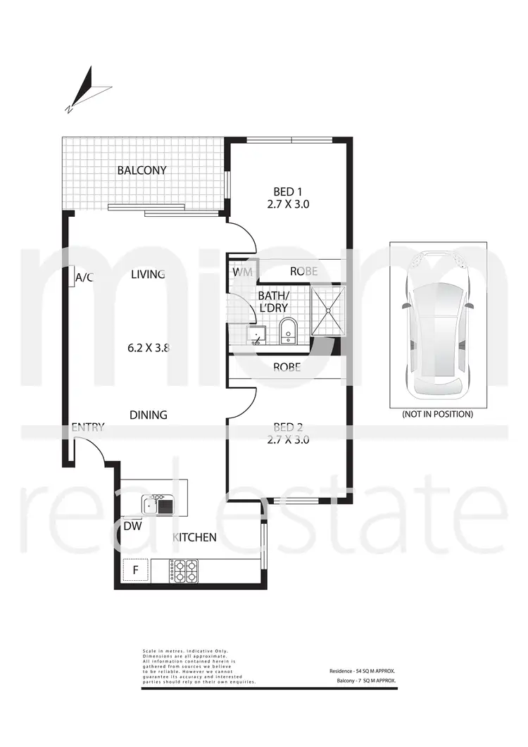 Floorplan of Homely apartment listing, 307/107 Hawke Street, West Melbourne VIC 3003