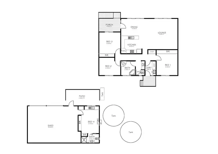 Floorplan of Homely house listing, 2/3 Murray Drive, North Shields SA 5607