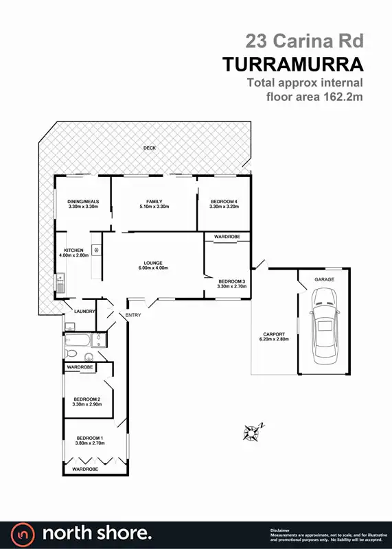 Floorplan of Homely house listing, 23 Carina Road, Turramurra NSW 2074