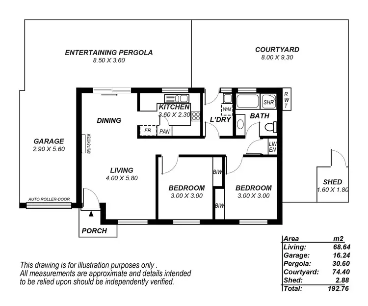 Floorplan of Homely house listing, 1, 2A Laurel Street, Pennington SA 5013