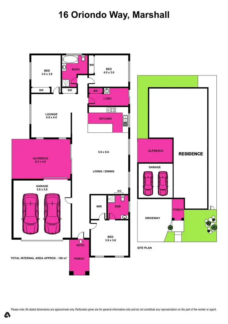Floorplan of Homely house listing, 16 Oriondo Way, Marshall VIC 3216