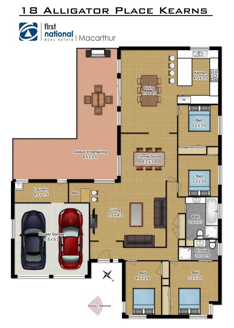 Floorplan of Homely house listing, 18 Alligator Place, Kearns NSW 2558