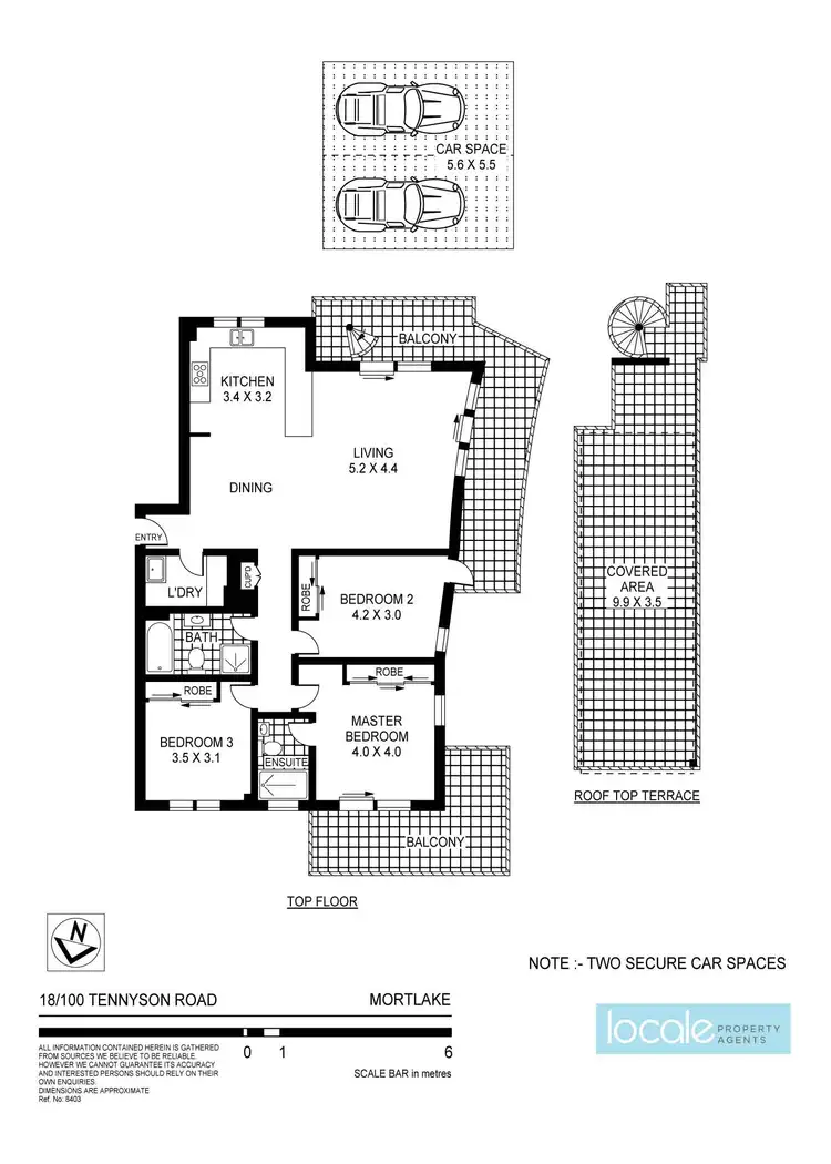 Floorplan of Homely unit listing, 18/100 Tennyson Road, Mortlake NSW 2137