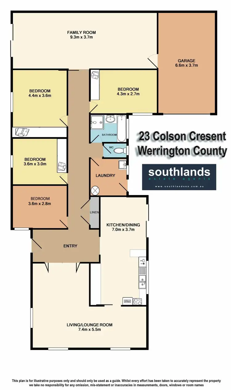 Floorplan of Homely house listing, 23 Colson Crescent, Werrington County NSW 2747