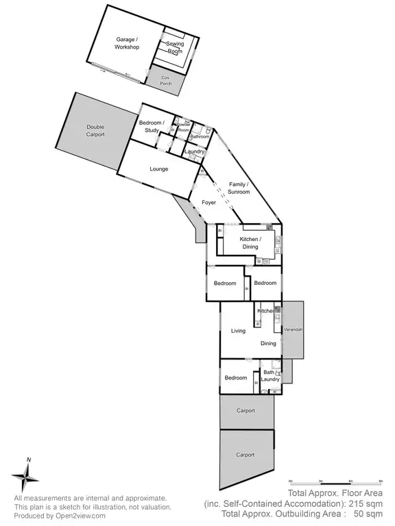 Floorplan of Homely house listing, 280 Crabtree Road, Crabtree TAS 7109