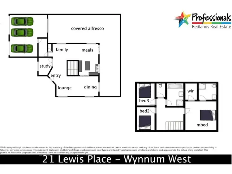 Floorplan of Homely house listing, 21 Lewis Place, Manly West QLD 4179