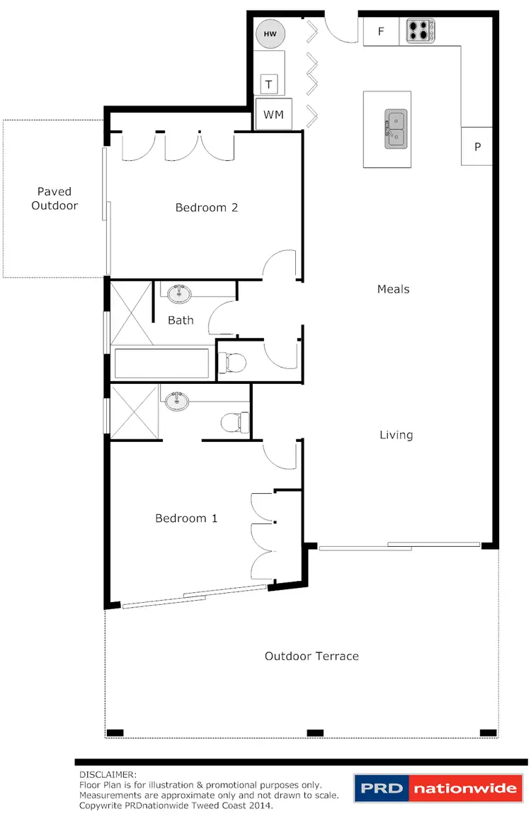 Floorplan of Homely house listing, 3/2 Hungerford Lane, Kingscliff NSW 2487