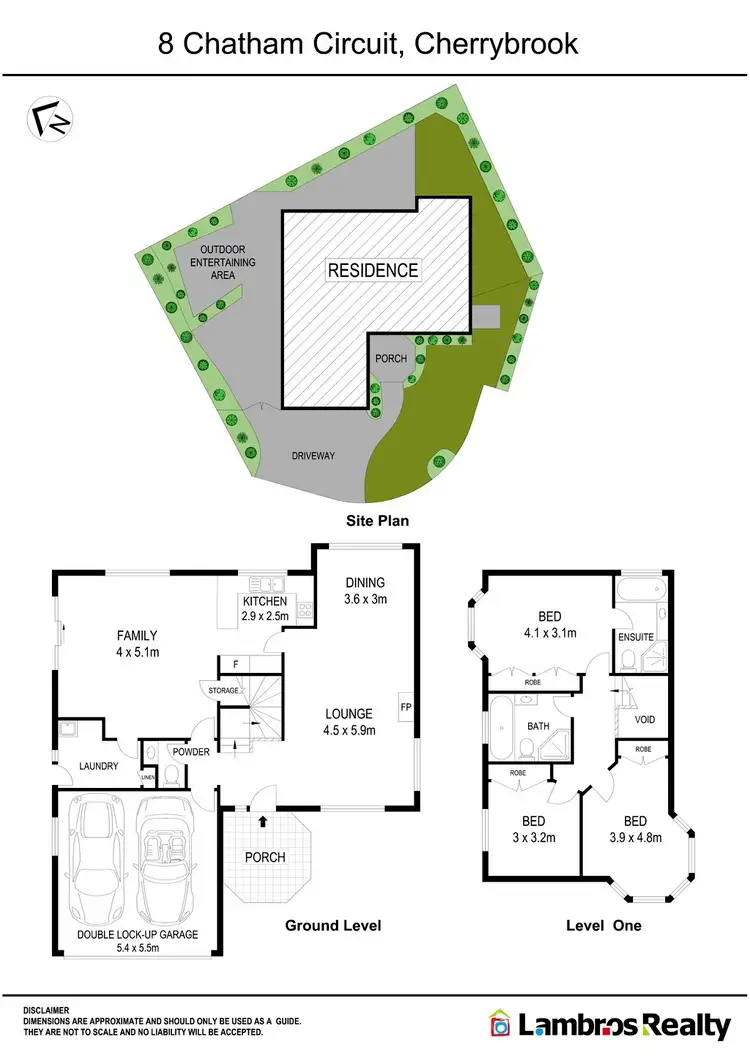 Floorplan of Homely house listing, 8 Chatham Ct, Cherrybrook NSW 2126