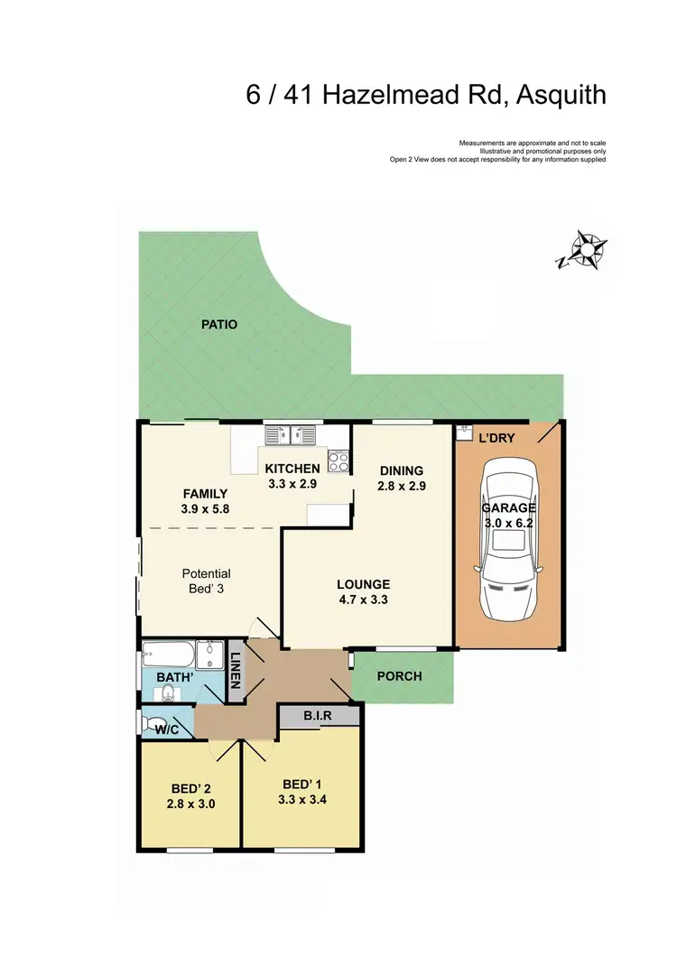 Floorplan of Homely house listing, 6/41 Hazelmead Road, Asquith NSW 2077