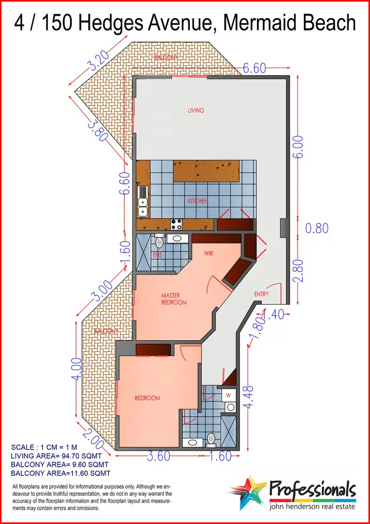 Floorplan of Homely unit listing, Unit @ / 150 Hedges Avenue, Mermaid Beach QLD 4218