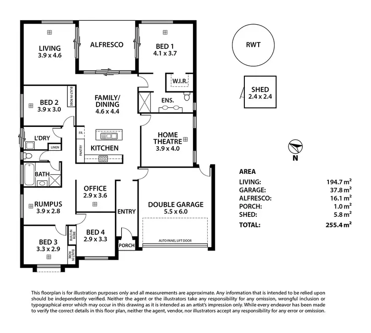 Floorplan of Homely house listing, 3 Glenalbyn Close, Strathalbyn SA 5255