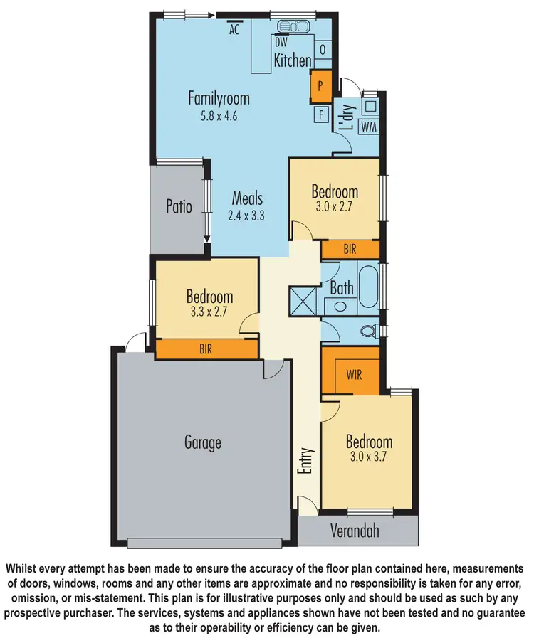 Floorplan of Homely unit listing, 7/597-605 Clayton Rd, Clarinda VIC 3169