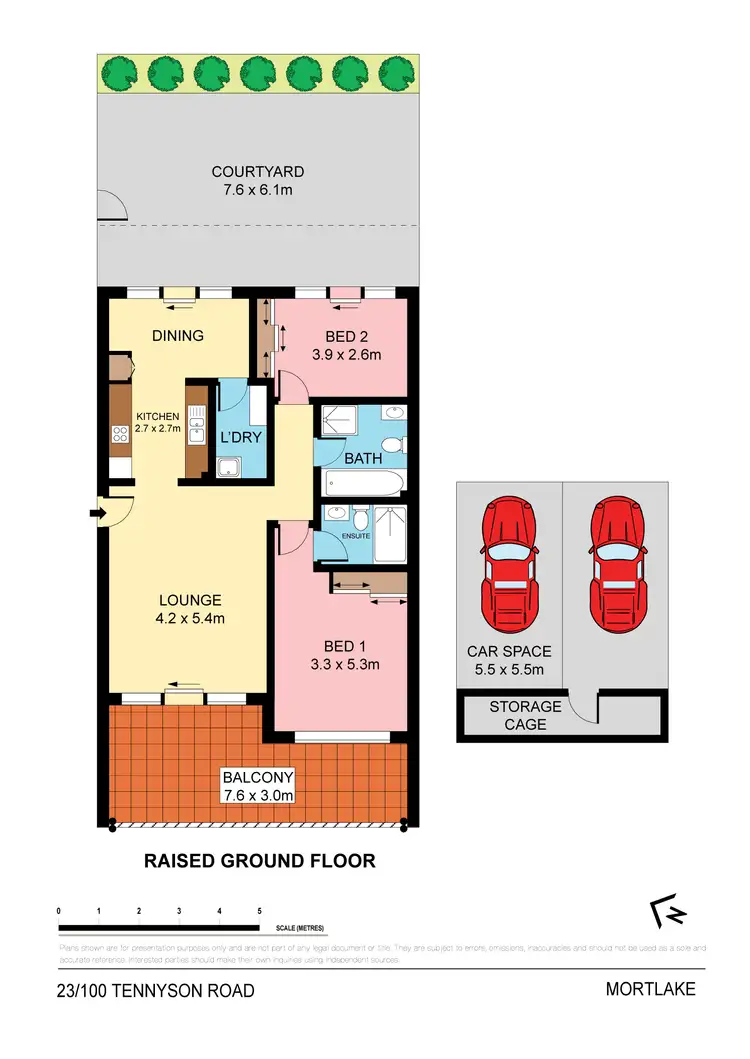Floorplan of Homely apartment listing, 23/100 Tennyson Road, Mortlake NSW 2137