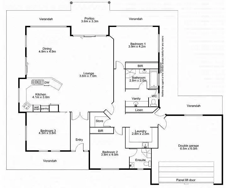 Floorplan of Homely house listing, 1 Vanali Drive, Port Elliot SA 5212