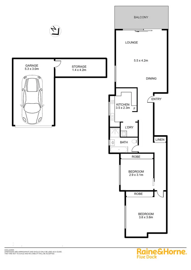 Floorplan of Homely apartment listing, 7 / 61 GARFIELD STREET, Five Dock NSW 2046