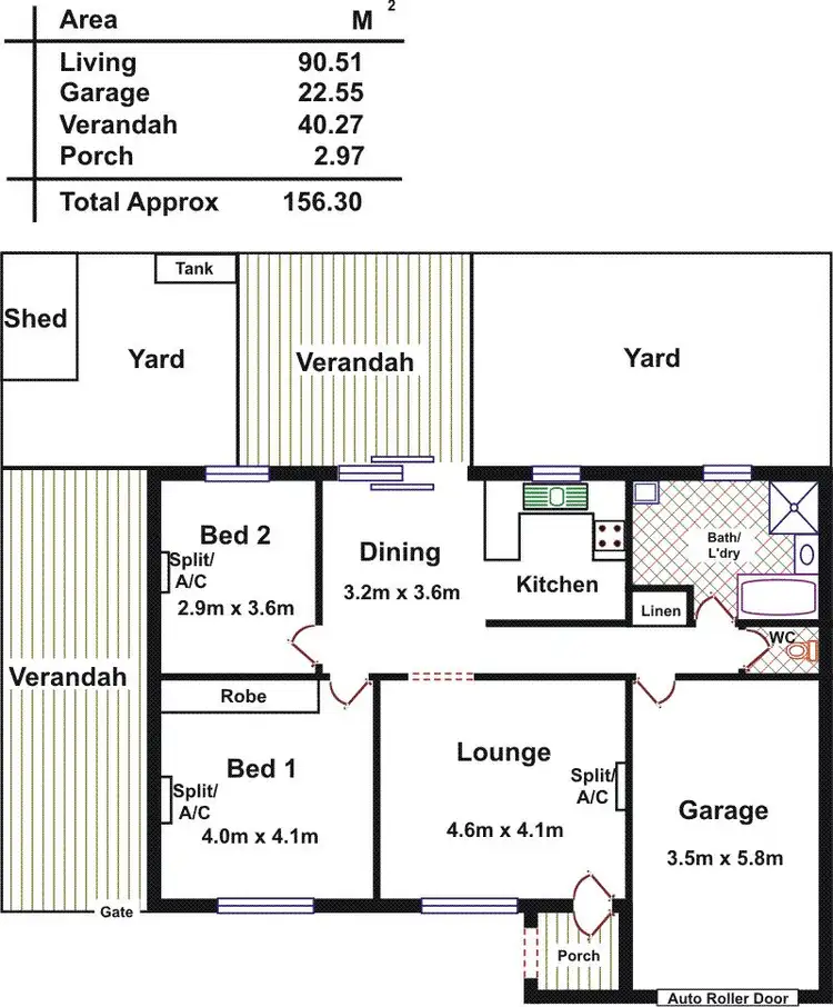 Floorplan of Homely house listing, 12 Casson Court, Salisbury SA 5108
