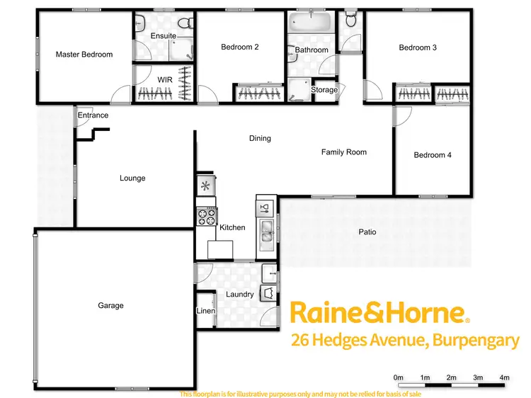 Floorplan of Homely house listing, 26 Hedges Avenue, Burpengary QLD 4505