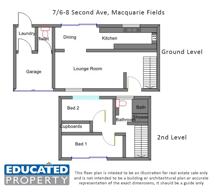Floorplan of Homely townhouse listing, Address available on request