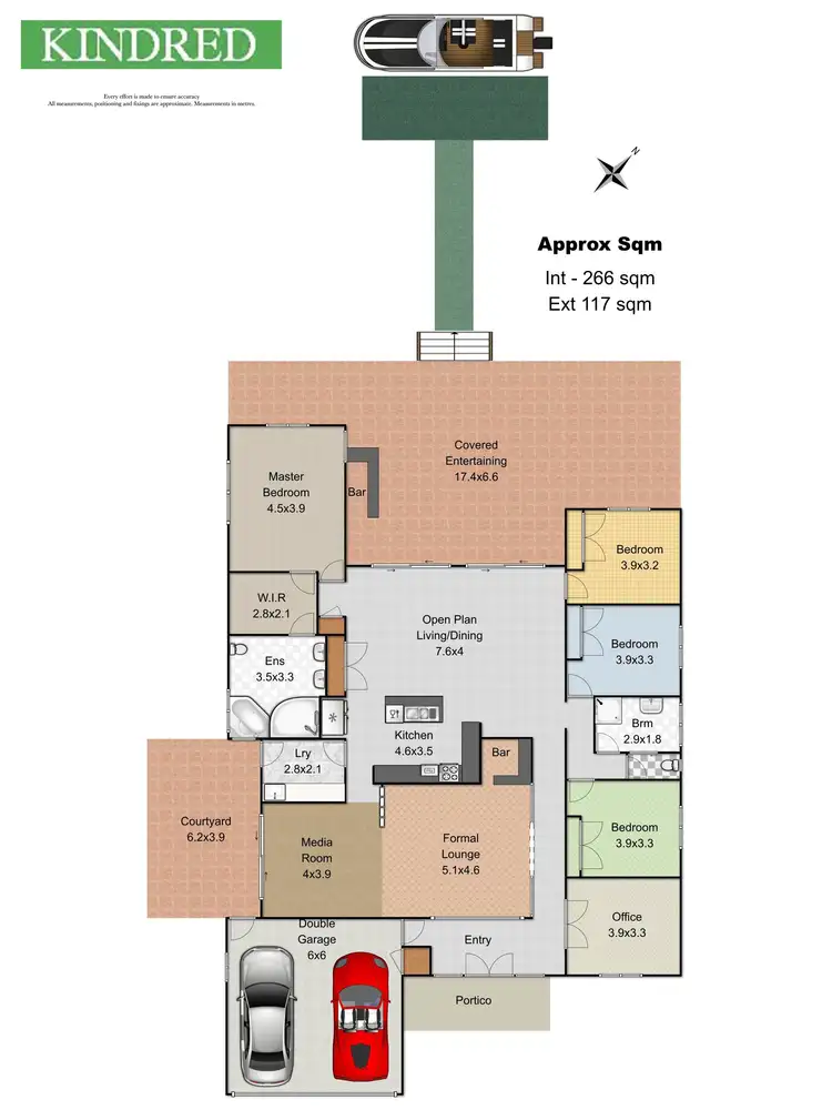 Floorplan of Homely house listing, 28 Enterprise Ct, Newport QLD 4020