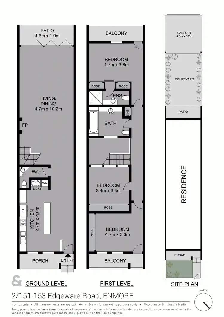 Floorplan of Homely house listing, 2/151-153 Edgeware Road, Enmore NSW 2042
