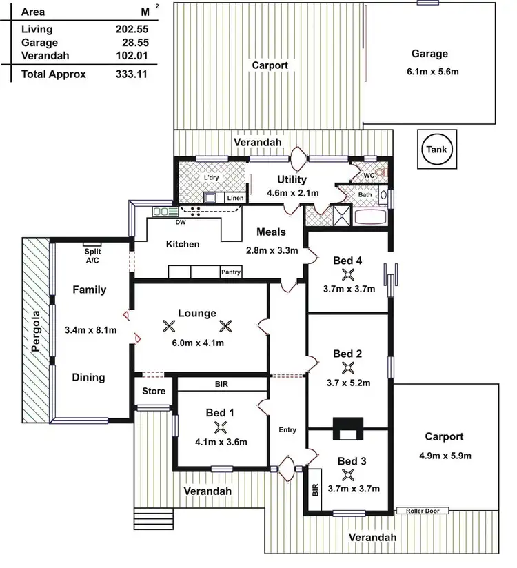 Floorplan of Homely house listing, 15 Stockport Road, Hamley Bridge SA 5401
