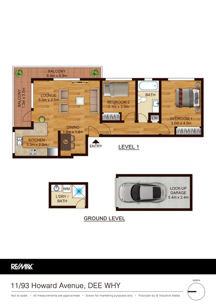 Floorplan of Homely apartment listing, 11/93 Howard Avenue, Dee Why NSW 2099