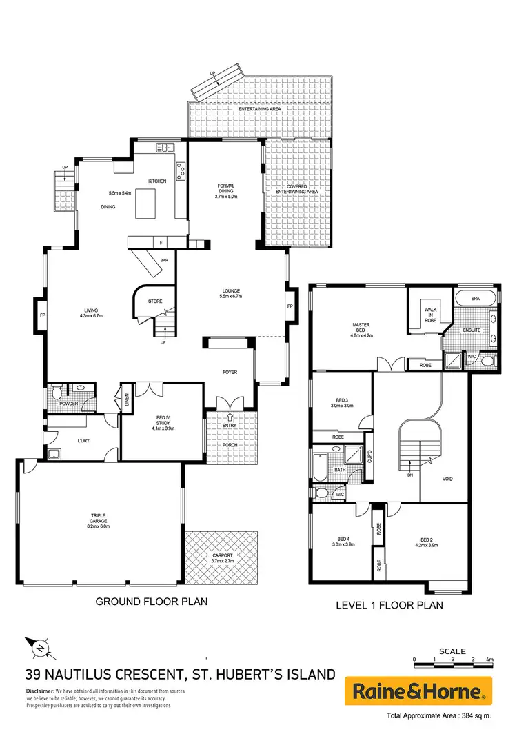 Floorplan of Homely house listing, 39 Nautilus Crescent, St Huberts Island NSW 2257