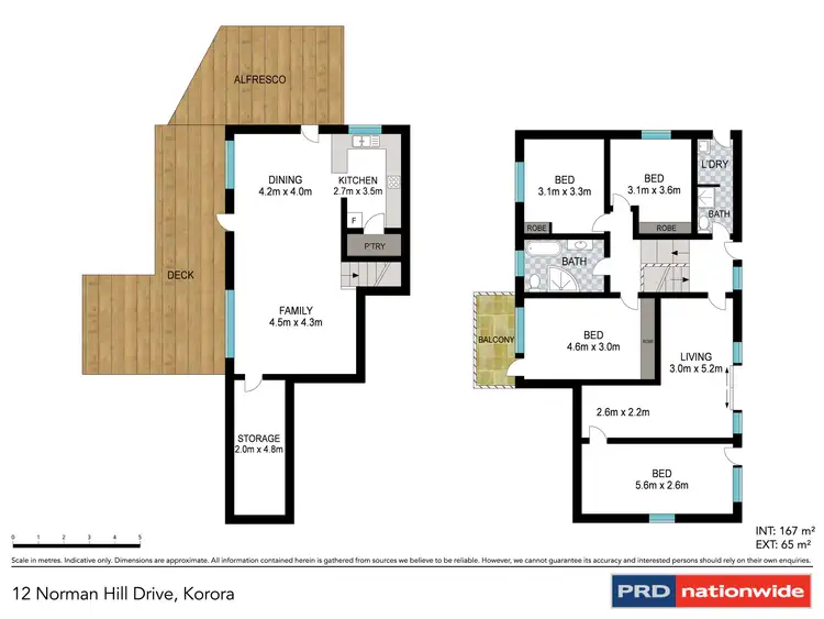 Floorplan of Homely house listing, 12 Norman Hill Drive, Korora NSW 2450