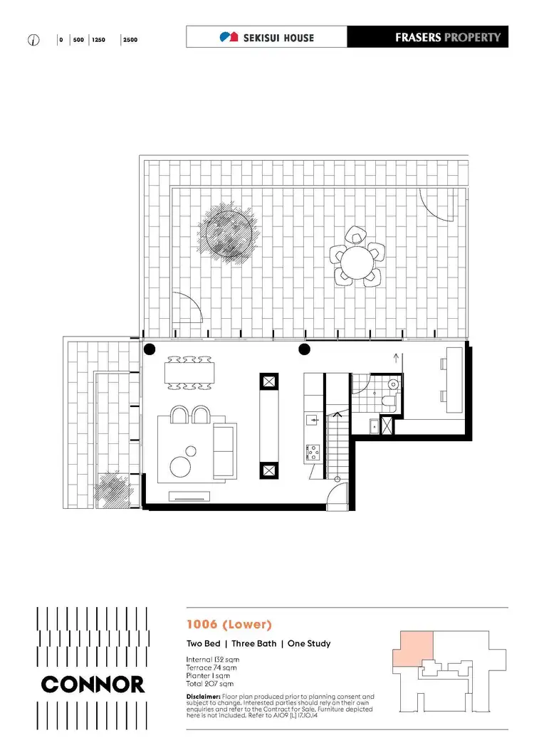 Floorplan of Homely apartment listing, 1006/8 Central Park Avenue, Chippendale NSW 2008