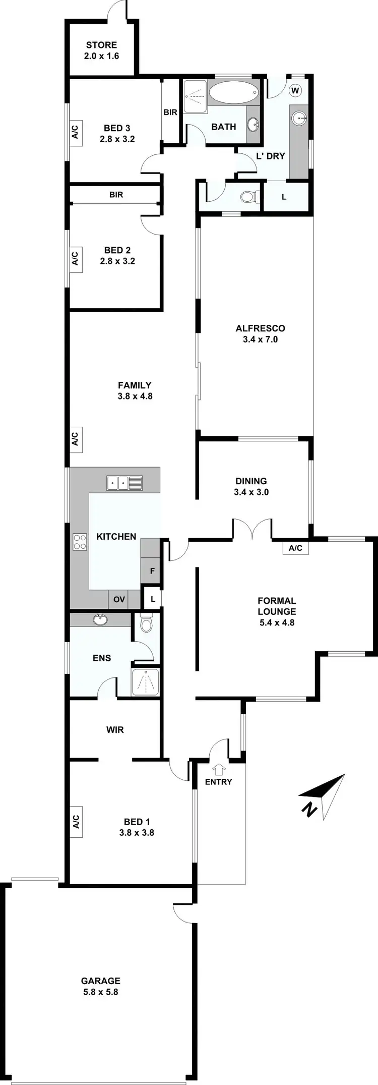 Floorplan of Homely house listing, 10A St Michael Terrace, Mount Pleasant WA 6153