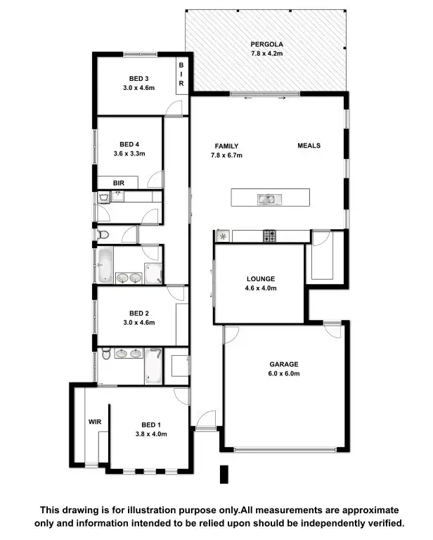 Floorplan of Homely house listing, 7 Alexander Tolmer Way, Robe SA 5276