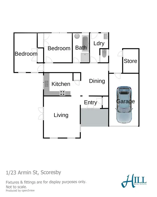 Floorplan of Homely unit listing, 1/23 Armin Street, Scoresby VIC 3179