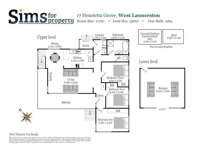 Floorplan of Homely house listing, 17 Henrietta Grove, West Launceston TAS 7250