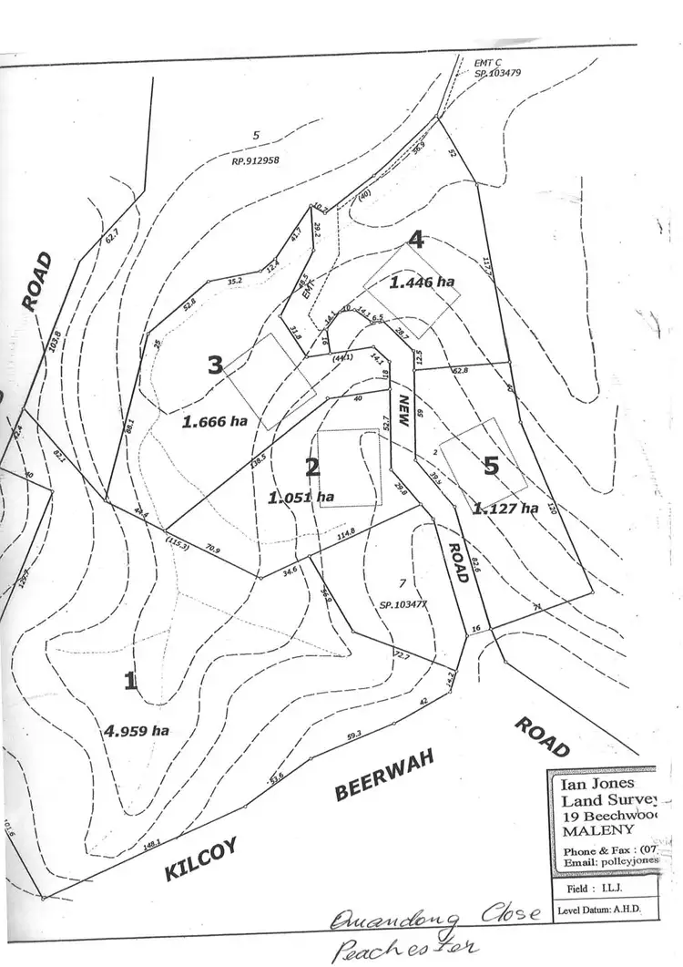 Floorplan of Homely land listing, 25 Quandong Close, Peachester QLD 4519