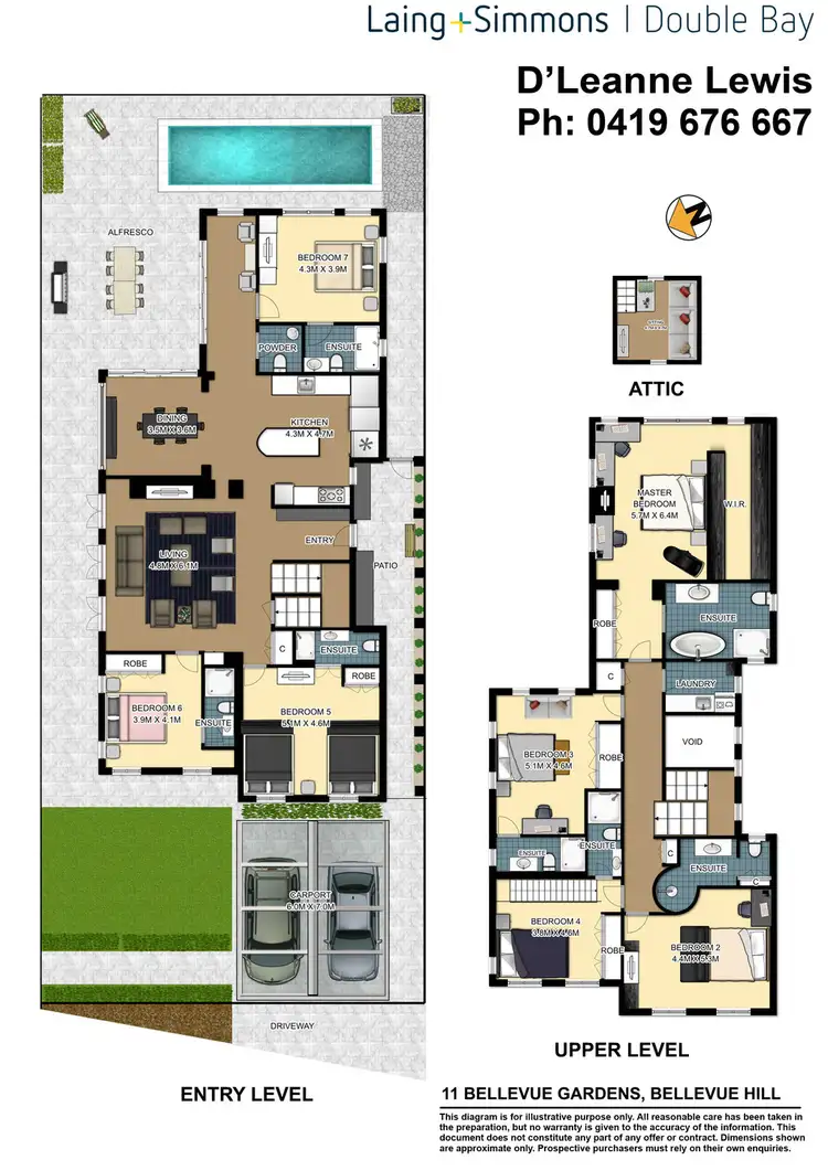 Floorplan of Homely house listing, 11 Bellevue Gardens, Bellevue Hill NSW 2023