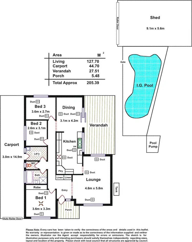 Floorplan of Homely house listing, 12 Mersey Court, Modbury Heights SA 5092