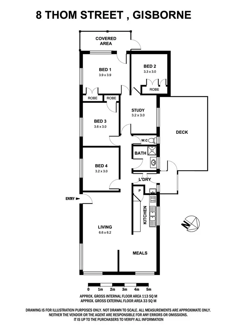 Floorplan of Homely house listing, 8 Thom Street, New Gisborne VIC 3438