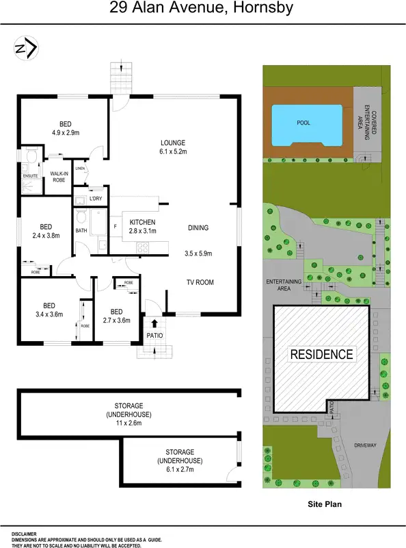 Floorplan of Homely house listing, 29 Alan Avenue, Hornsby NSW 2077