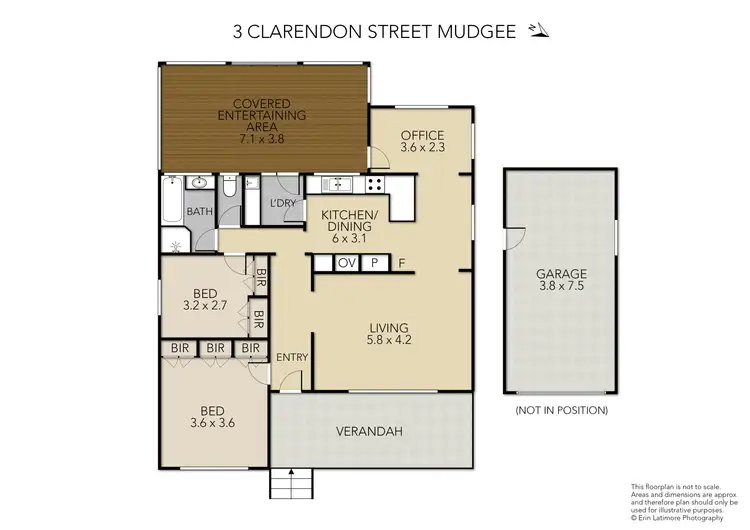 Floorplan of Homely house listing, 3 Clarendon Place, Mudgee NSW 2850