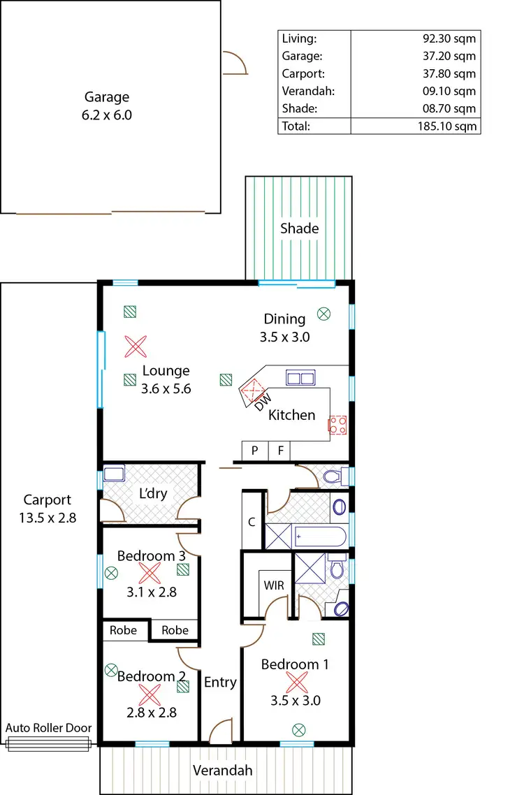 Floorplan of Homely house listing, 21 Alderbury Avenue, Salisbury North SA 5108
