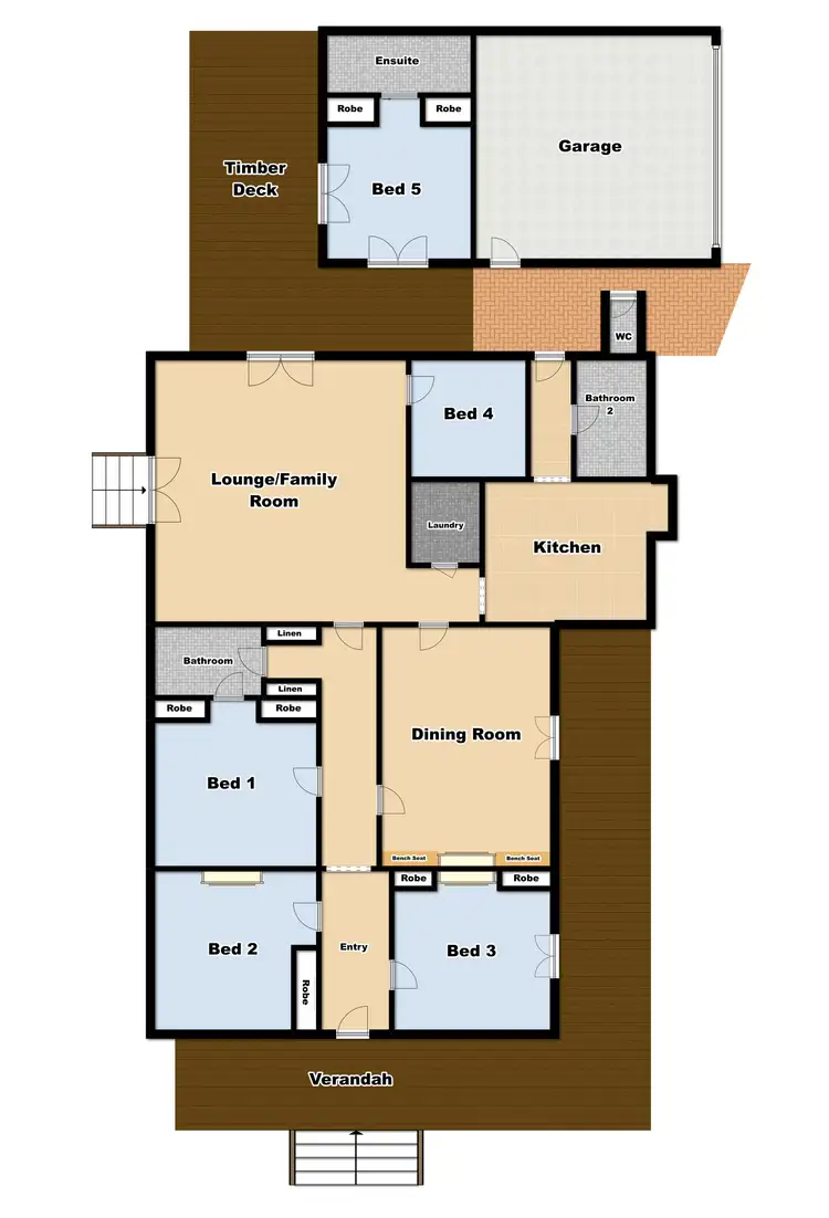 Floorplan of Homely house listing, 178 Gipps Street, Dubbo NSW 2830