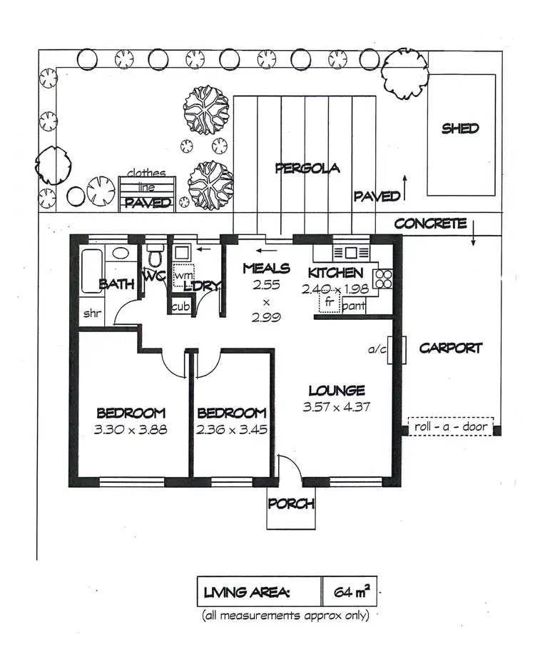 Floorplan of Homely unit listing, 11/2 Hectorville Road, Hectorville SA 5073